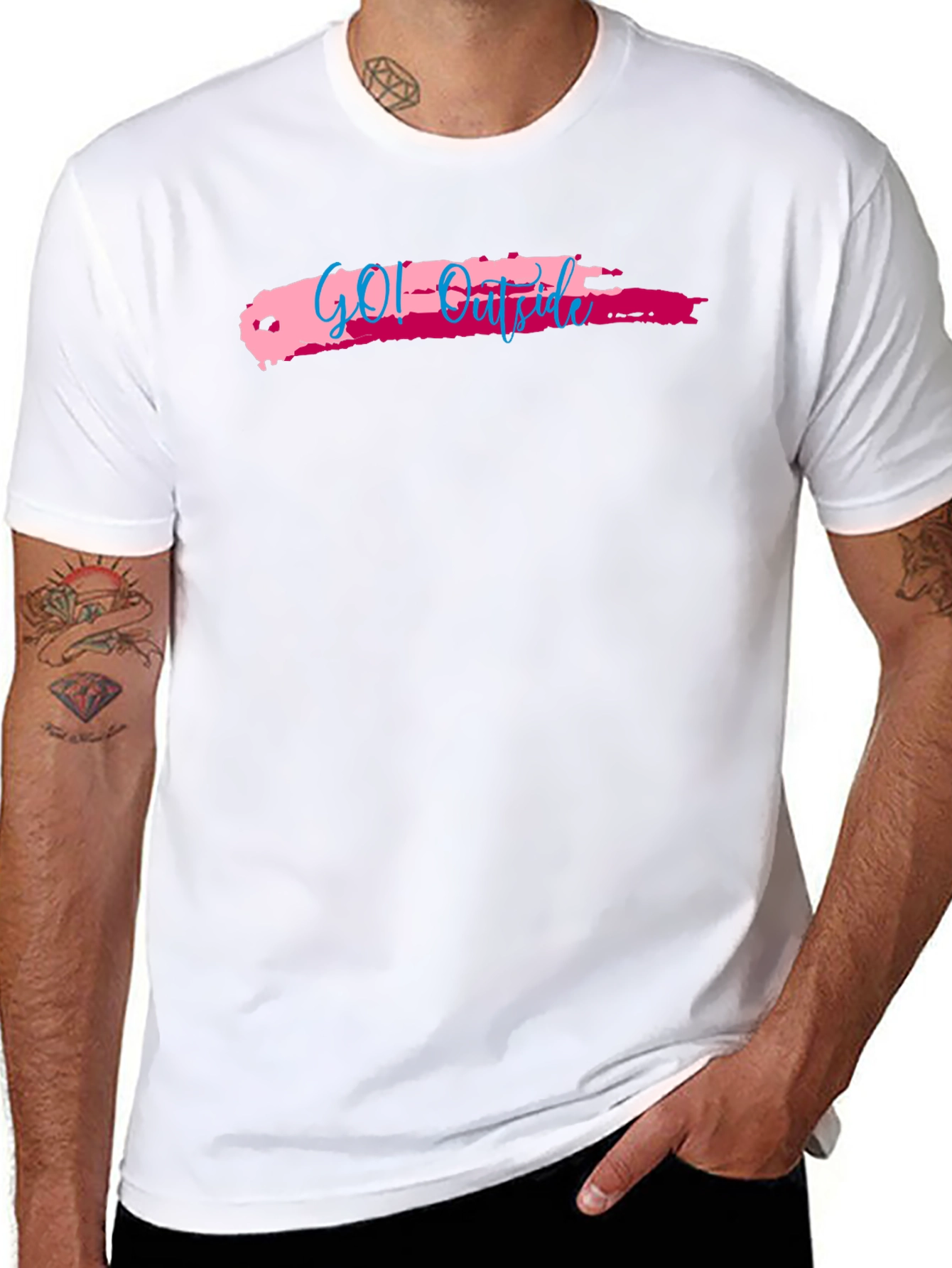 Go! Outside Mens Graphic Tee
