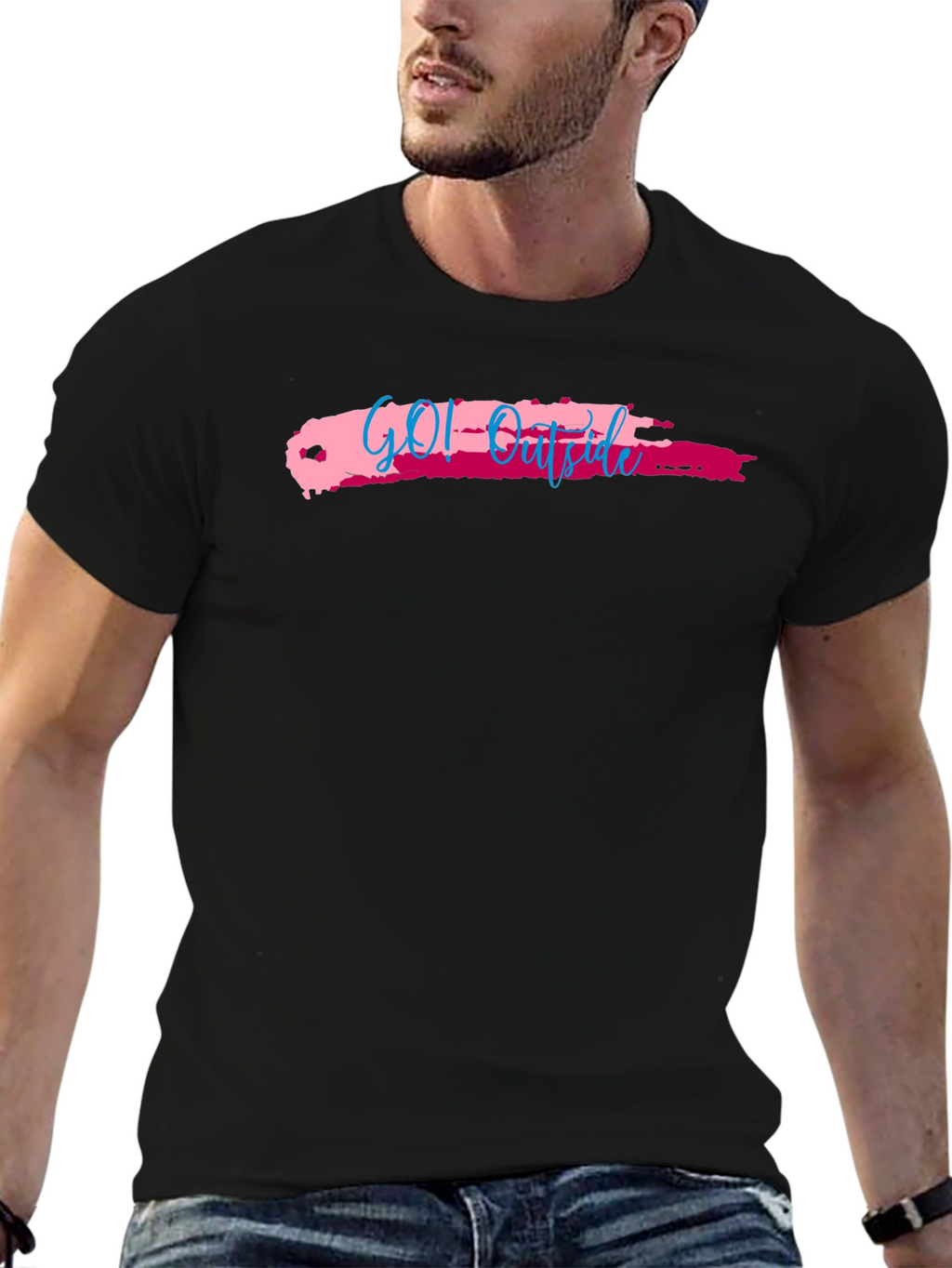 Go! Outside Mens Graphic Tee