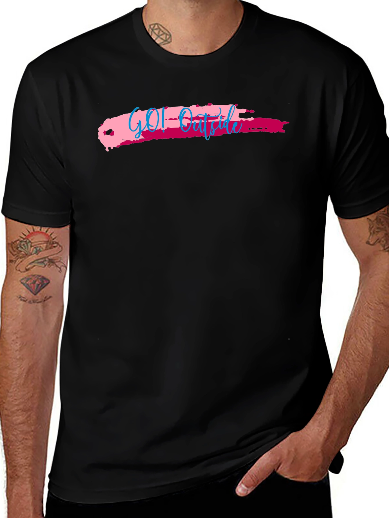 Go! Outside Mens Graphic Tee