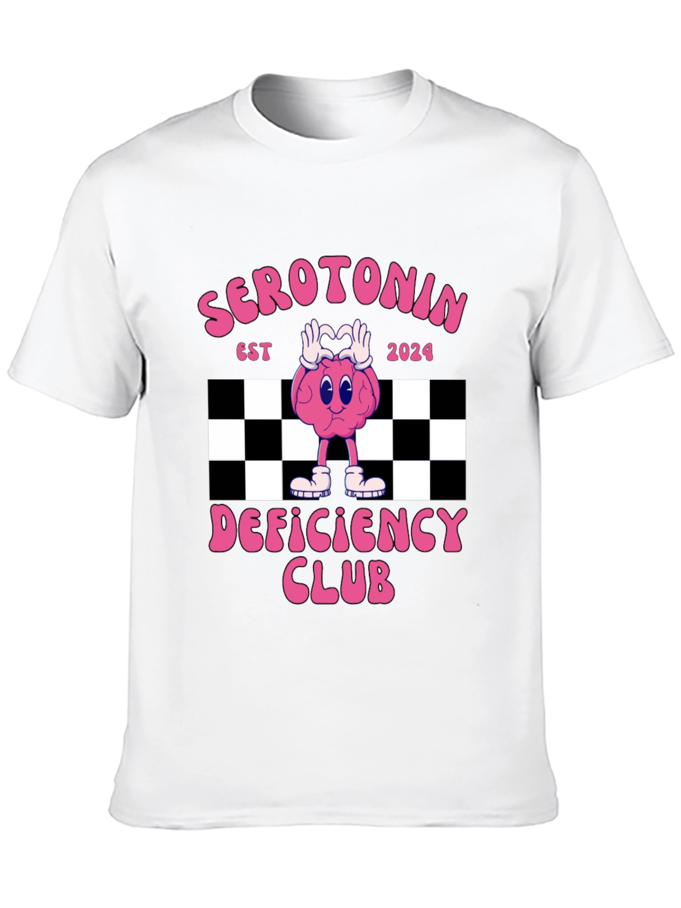 Serotonin Deficiency Club Graphic T-Shirt