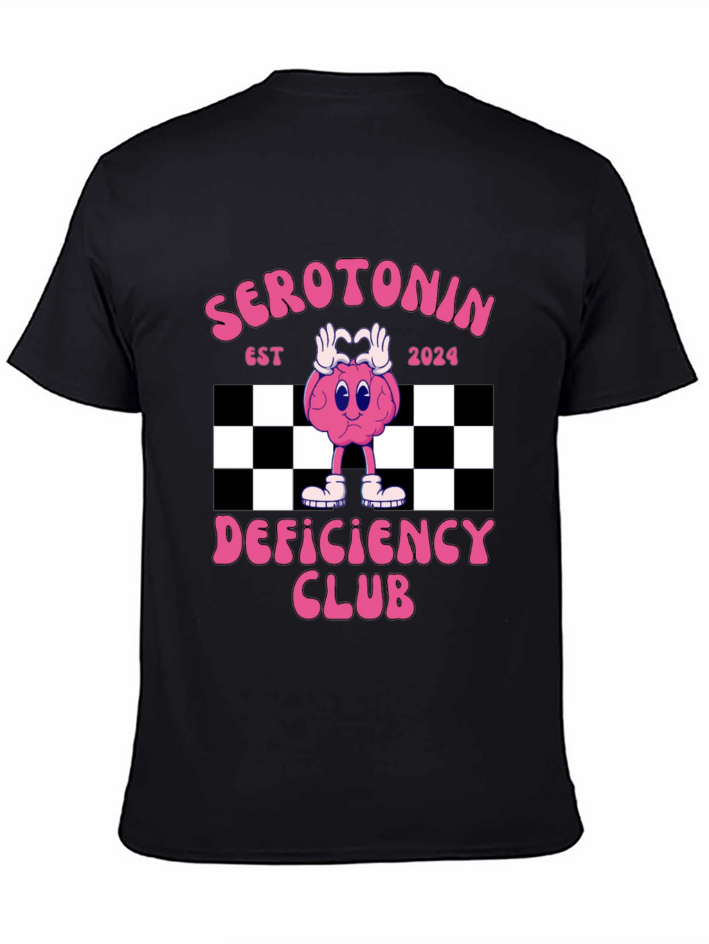 Serotonin Deficiency Club Graphic T-Shirt