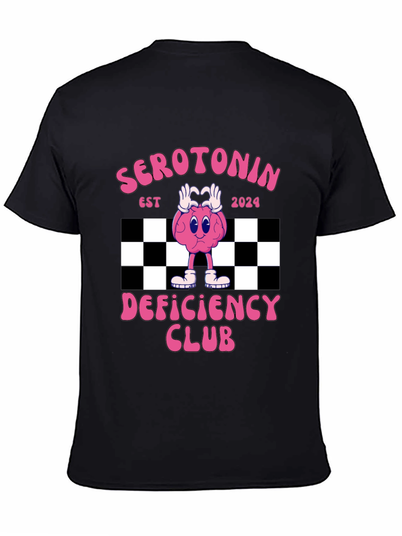 Serotonin Deficiency Club Graphic T-Shirt