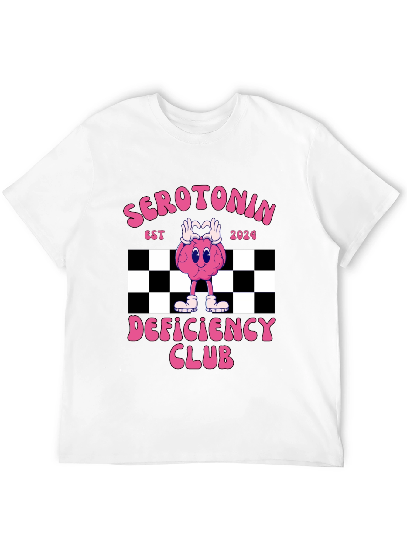 Serotonin Deficiency Club Graphic T-Shirt