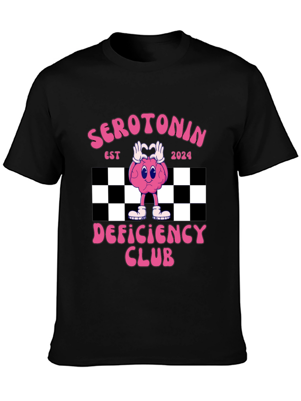 Serotonin Deficiency Club Graphic T-Shirt