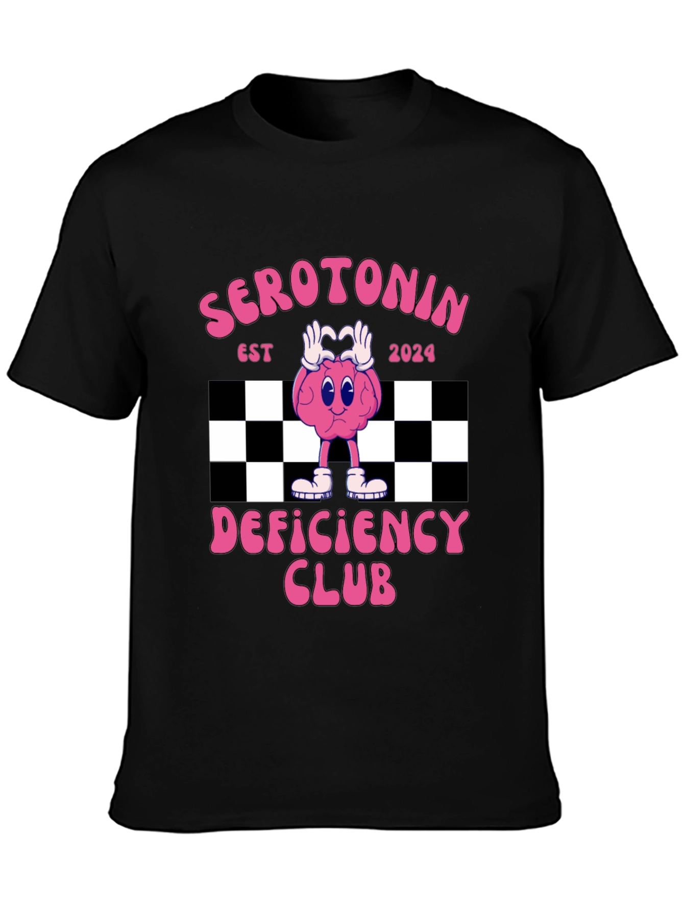 Serotonin Deficiency Club Graphic T-Shirt