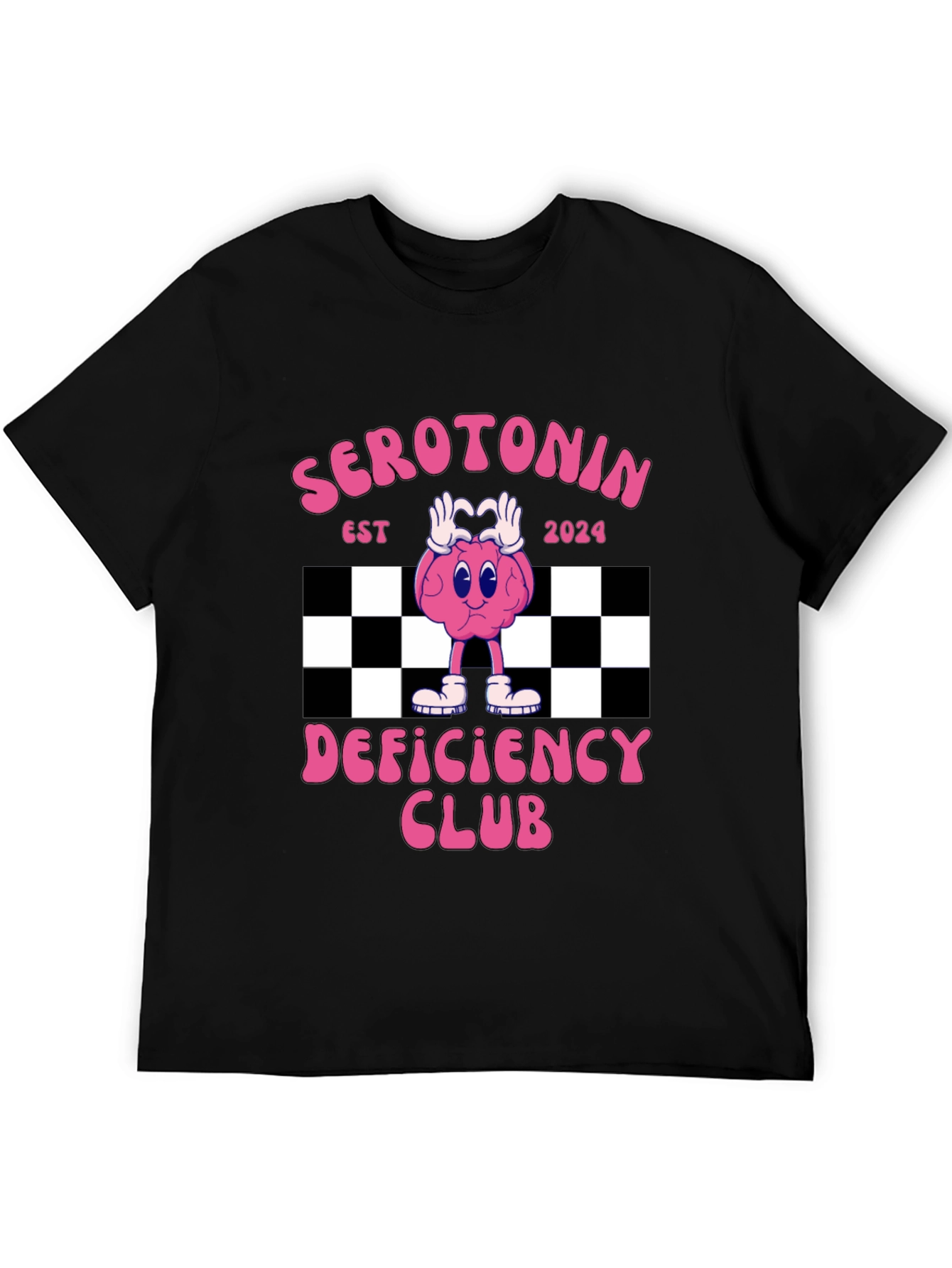 Serotonin Deficiency Club Graphic T-Shirt