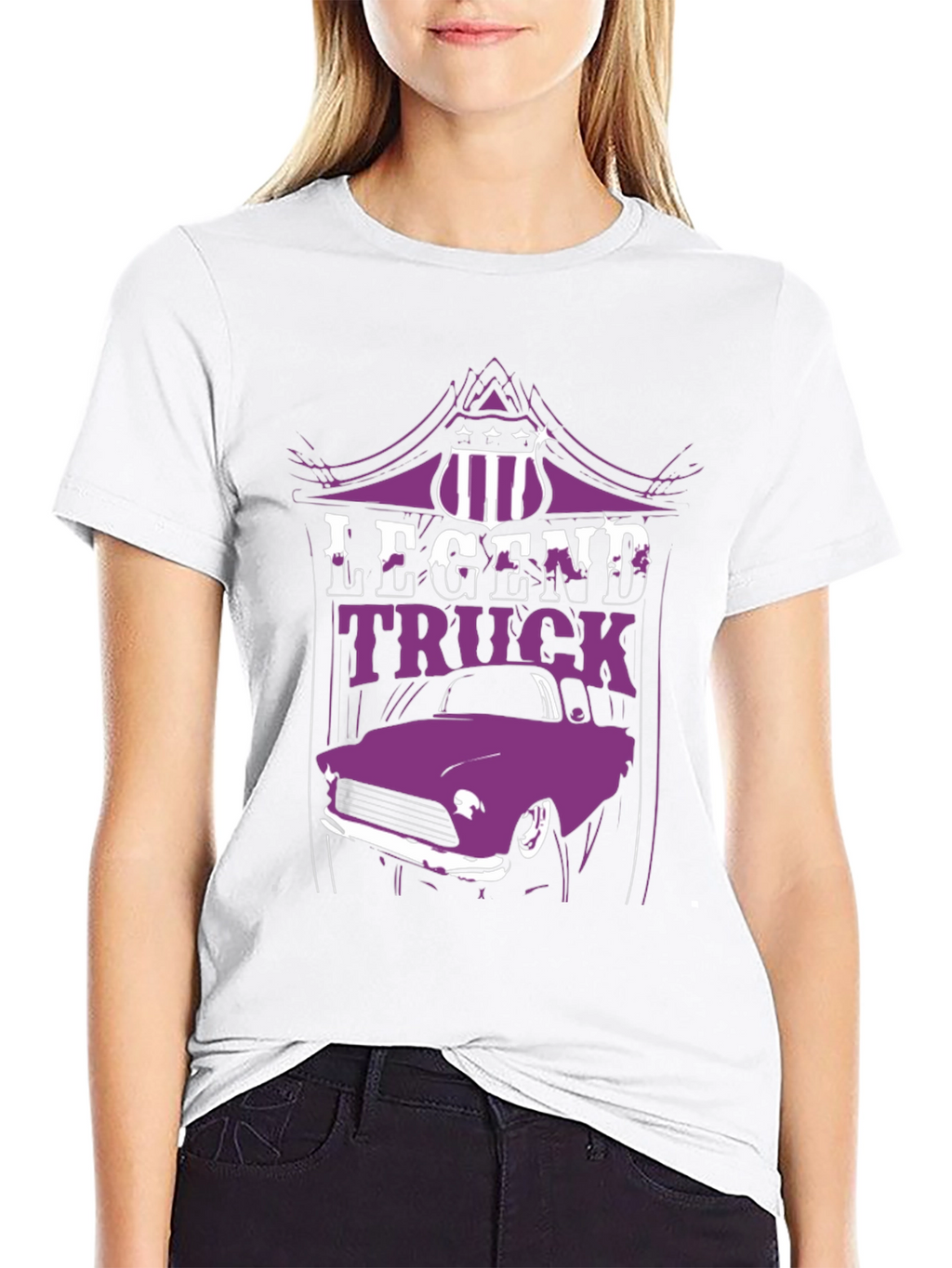 Legend Truck Graphic Tee - Classic Car Design