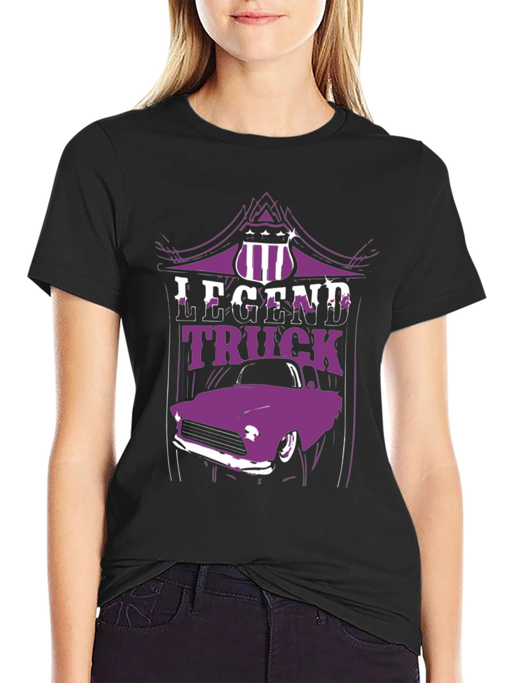 Legend Truck Graphic Tee - Classic Car Design
