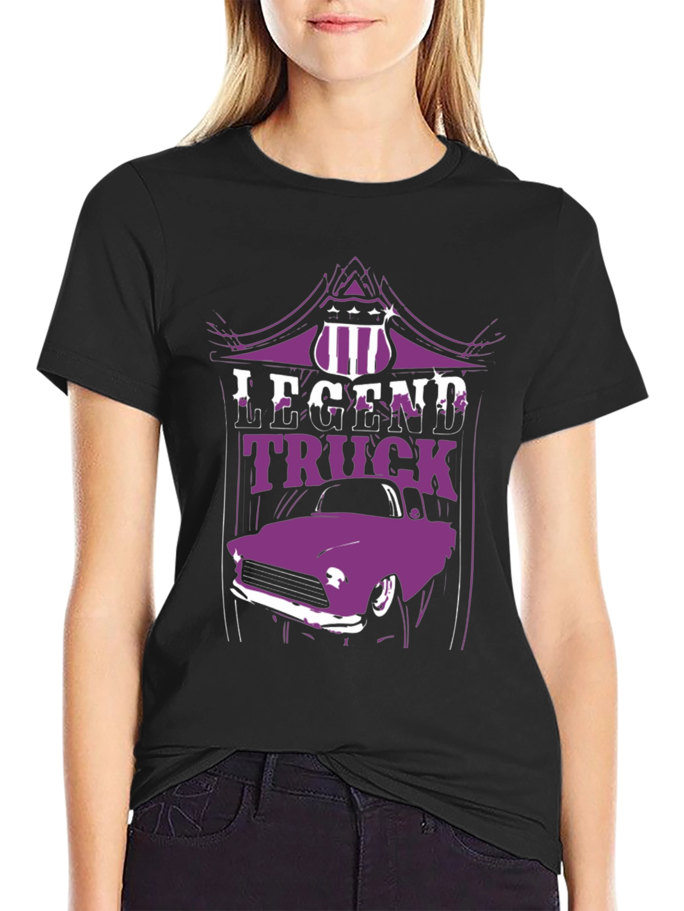 Legend Truck Graphic Tee - Classic Car Design