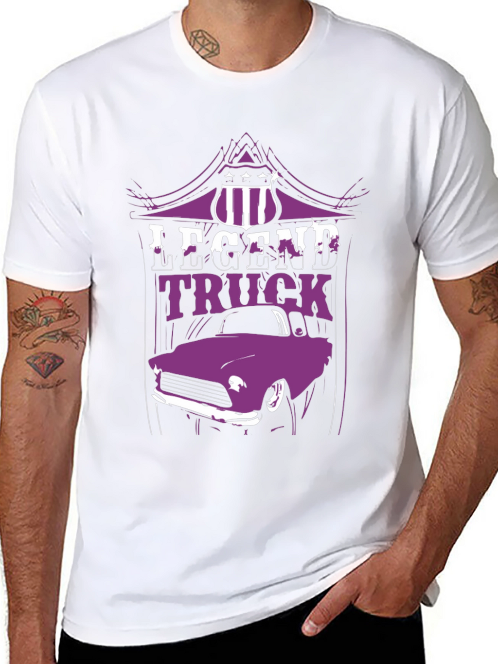 Legend Truck Graphic Tee - Classic Car Design