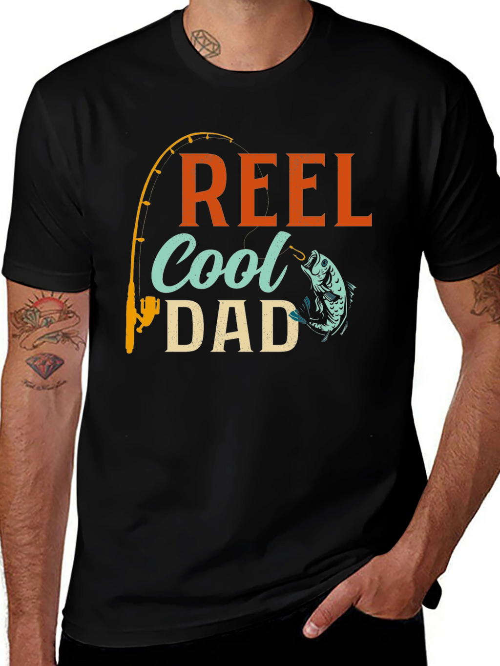 Reel Cool Dad Fishing T-Shirt