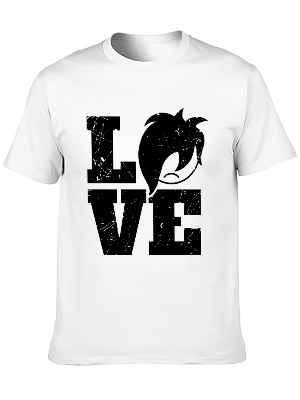 Love Fox Graphic Black T-Shirt