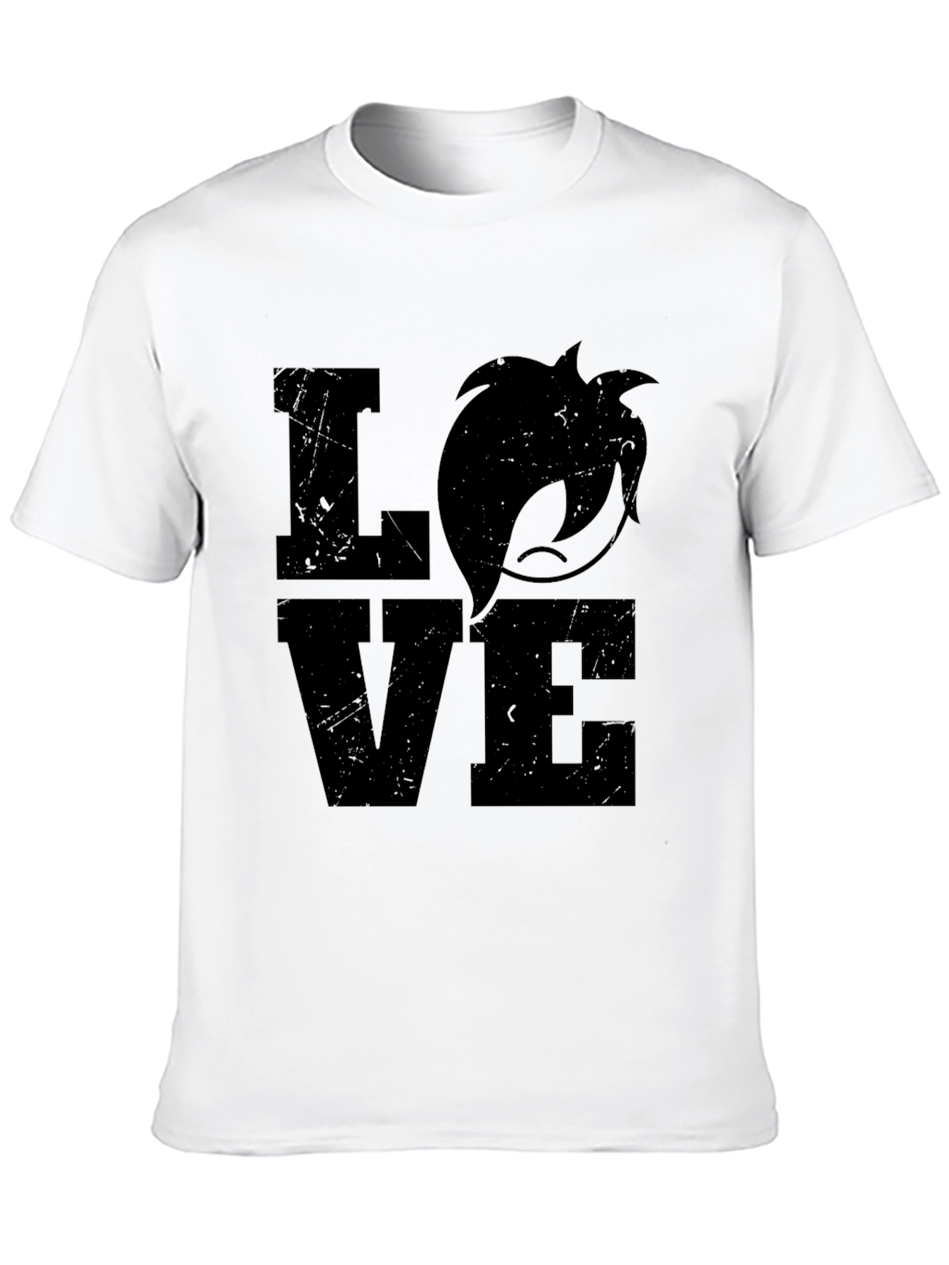 Love Fox Graphic Black T-Shirt