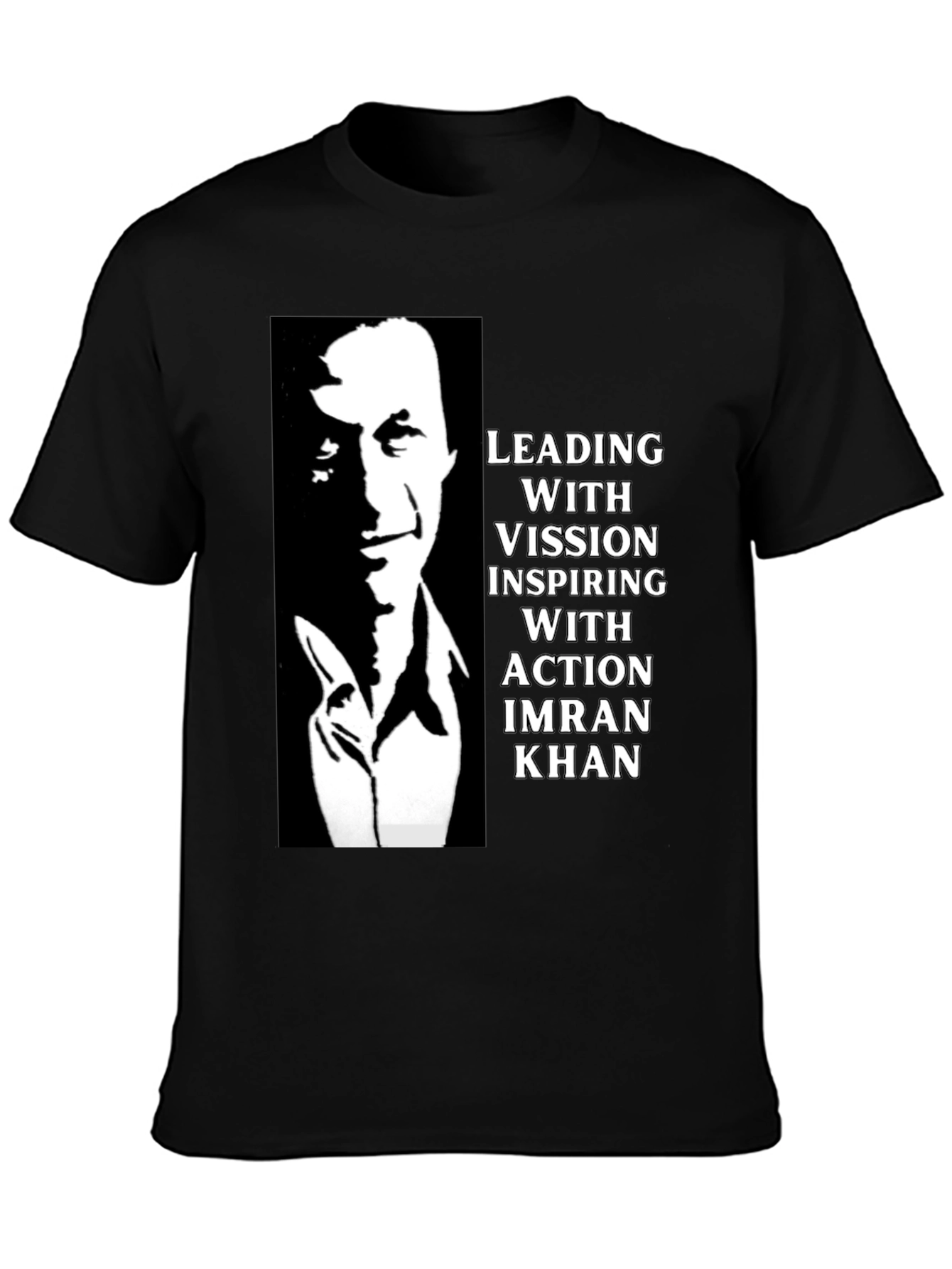 Imran Khan Leading with Vision Graphic T-Shirt