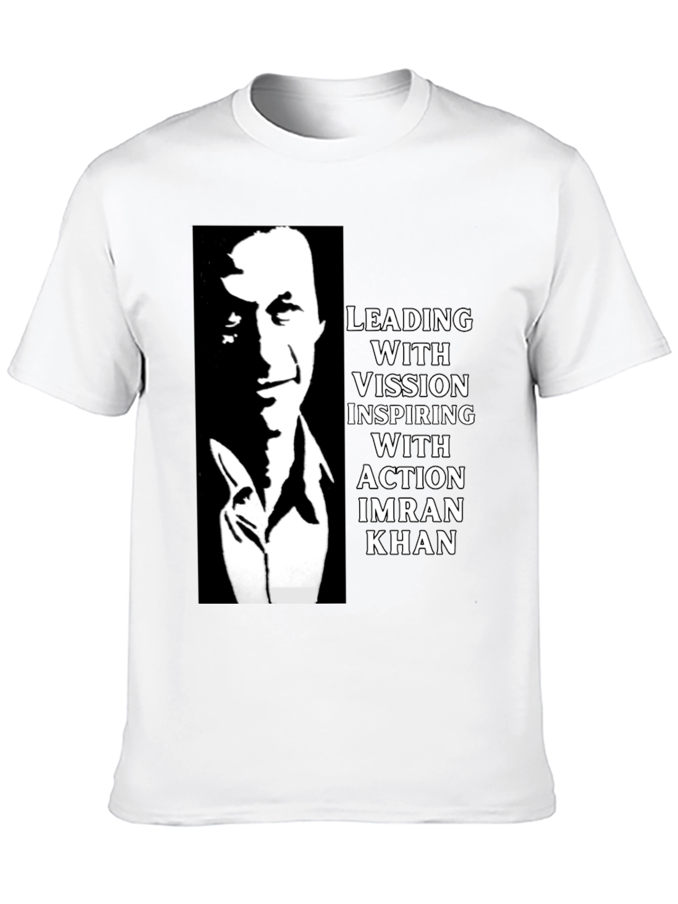 Imran Khan Leading with Vision Graphic T-Shirt