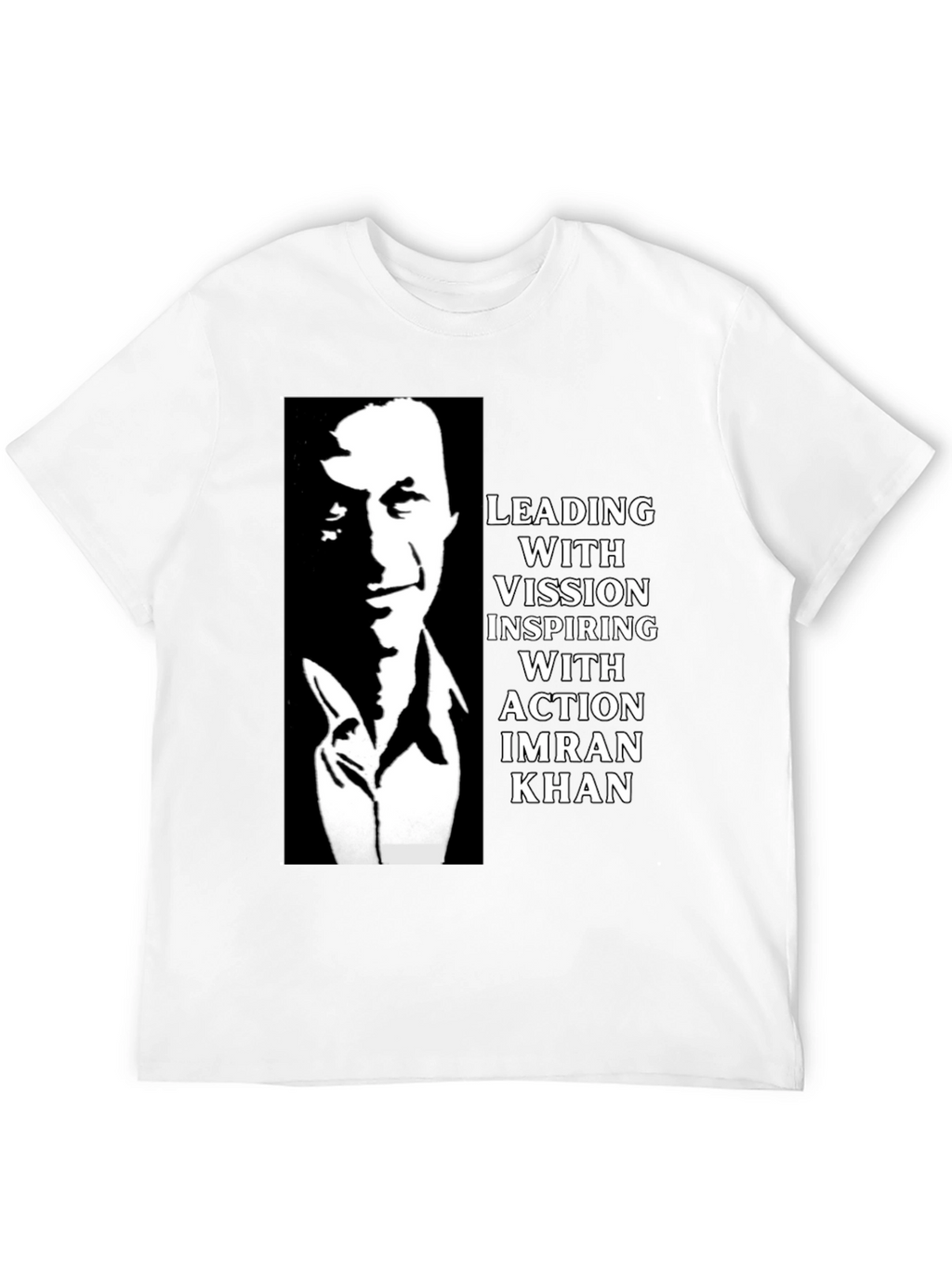 Imran Khan Leading with Vision Graphic T-Shirt