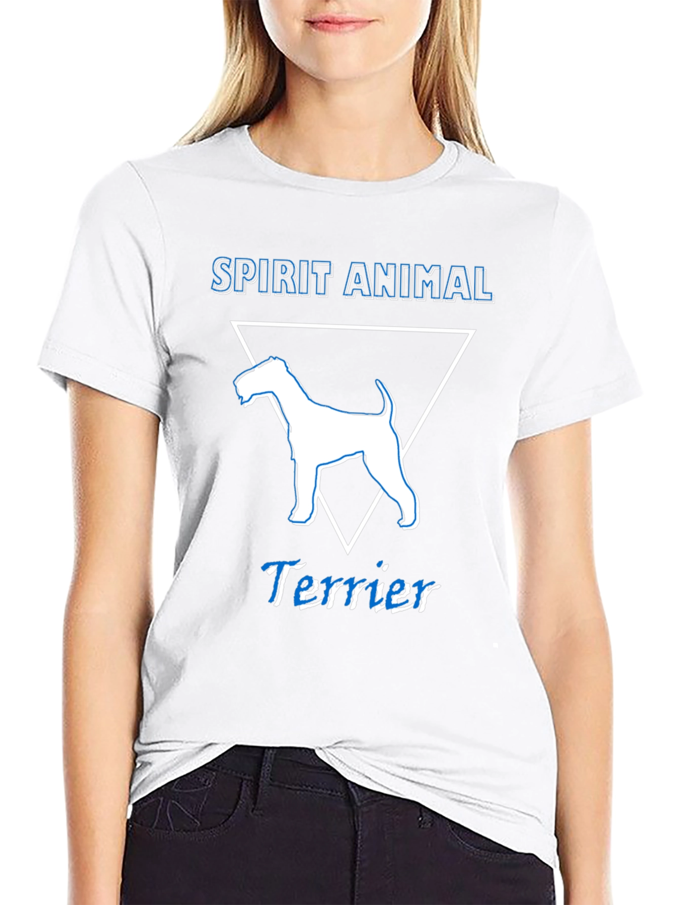 Spirit Animal Terrier T-Shirt - Mens Black Tee