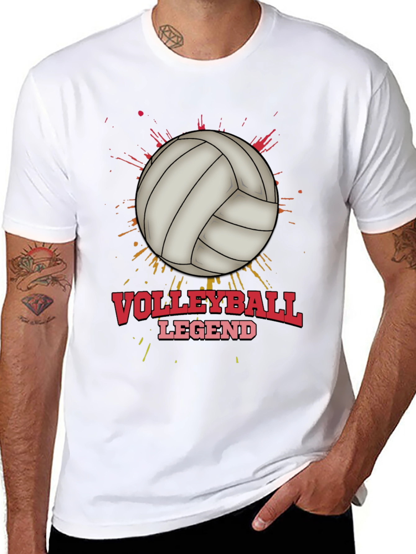Volleyball Legend Graphic T-Shirt - Sporty Tee