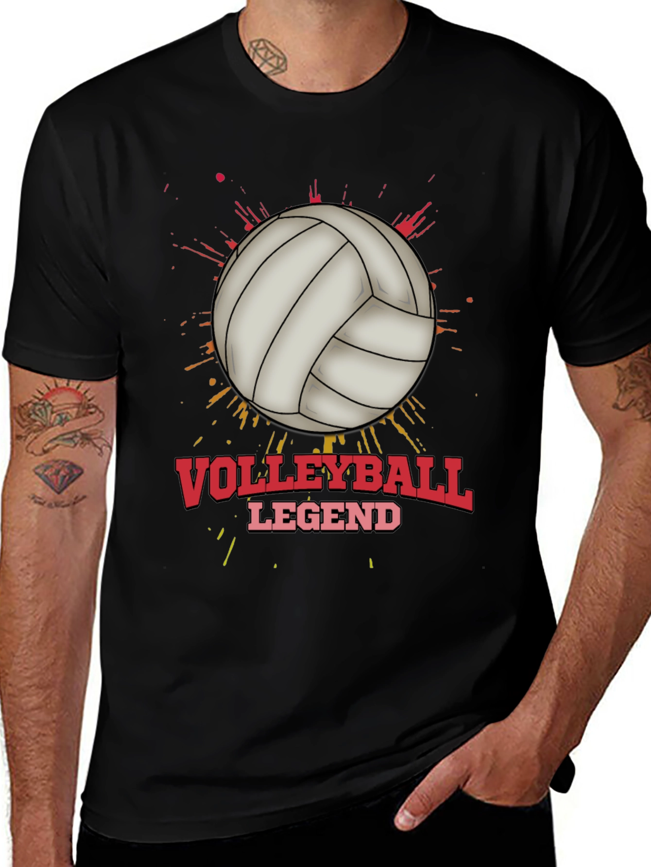 Volleyball Legend Graphic T-Shirt - Sporty Tee