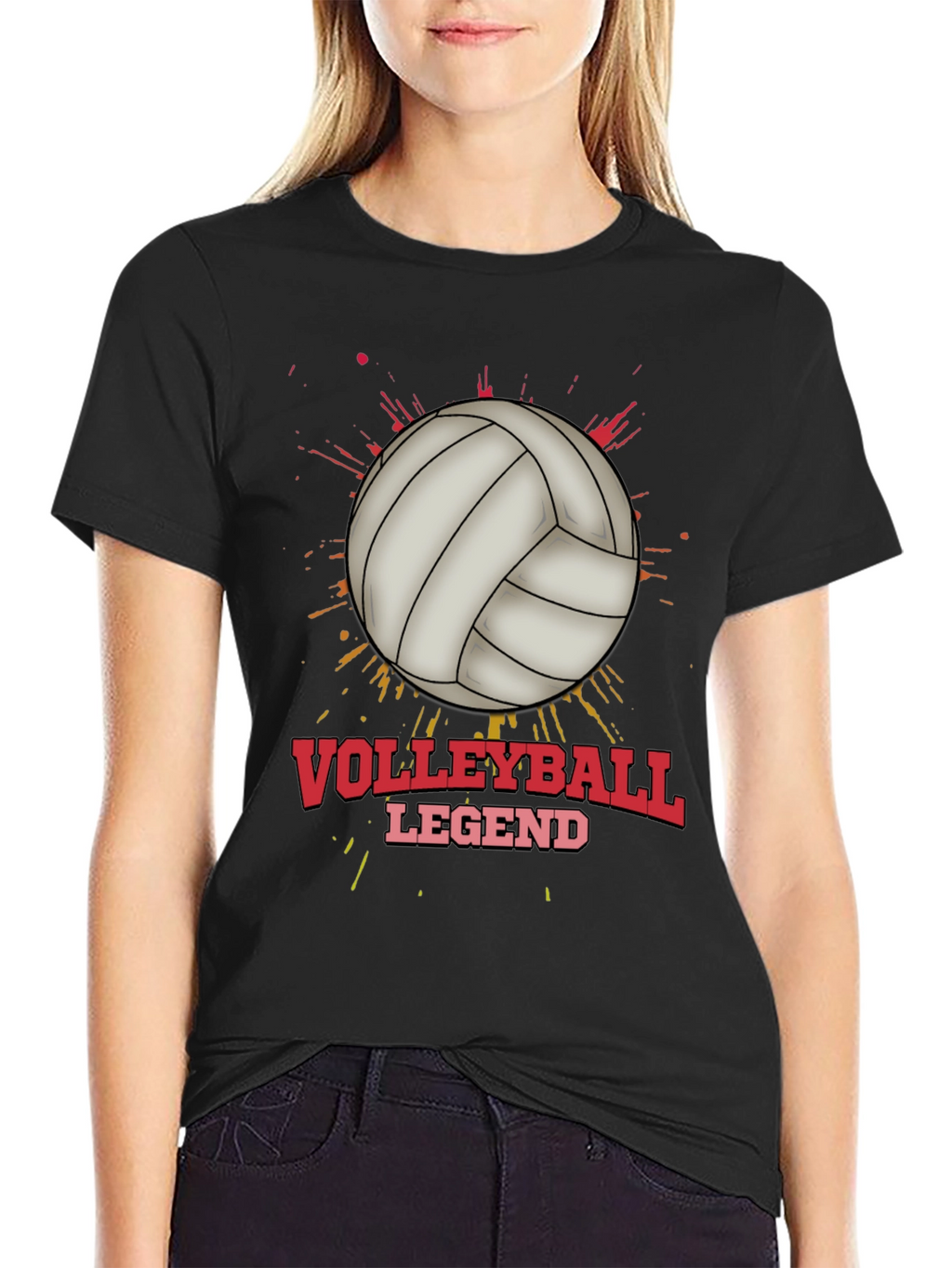 Volleyball Legend Graphic T-Shirt - Sporty Tee
