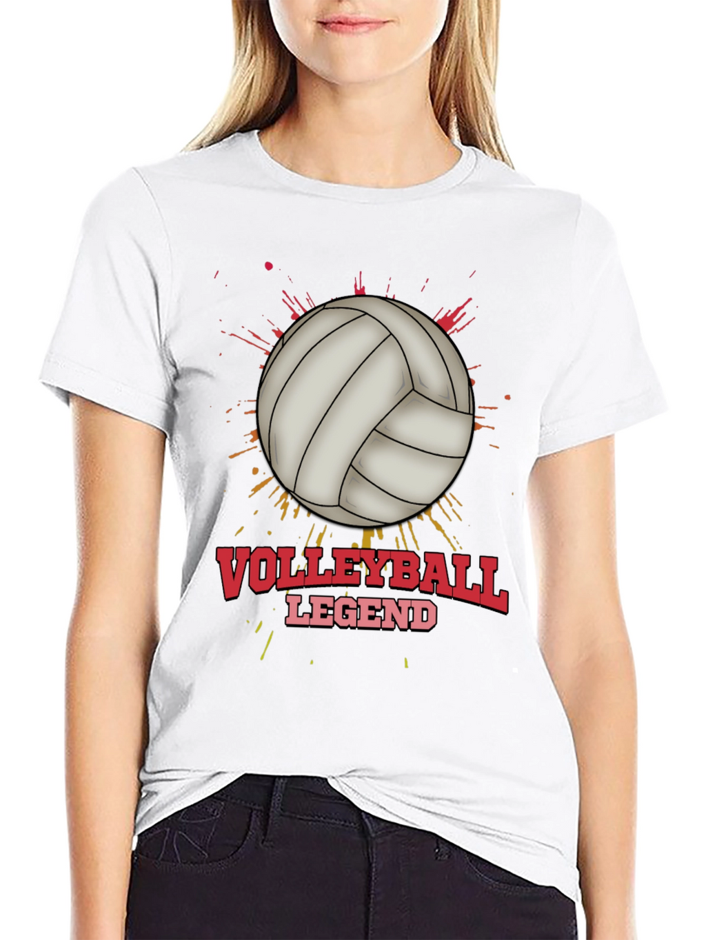 Volleyball Legend Graphic T-Shirt - Sporty Tee