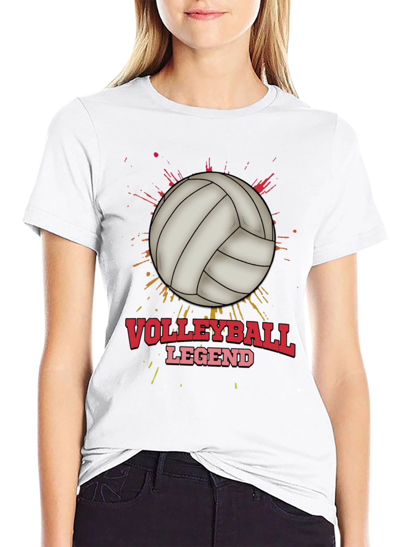 Volleyball Legend Graphic T-Shirt - Sporty Tee