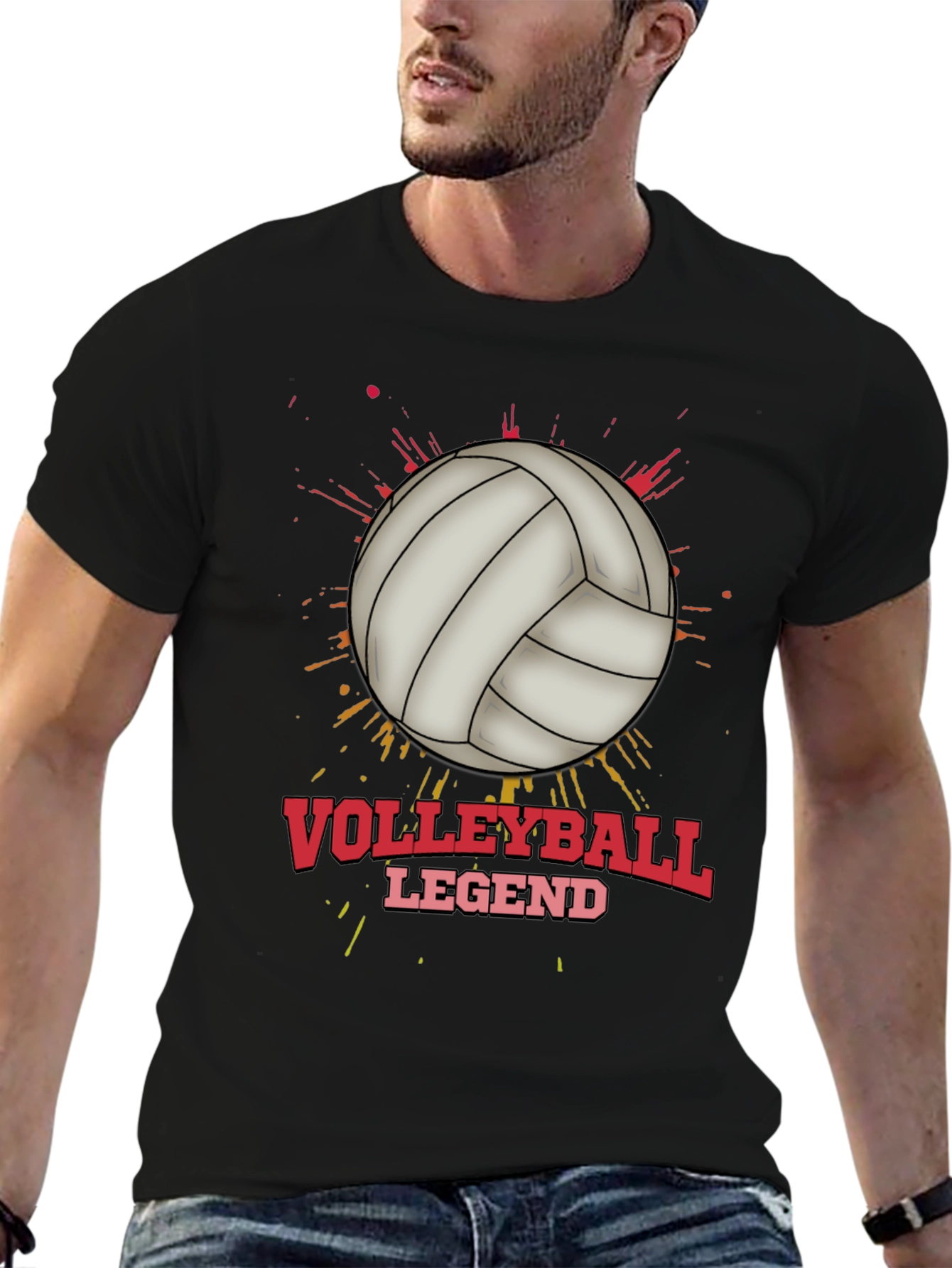 Volleyball Legend Graphic T-Shirt - Sporty Tee