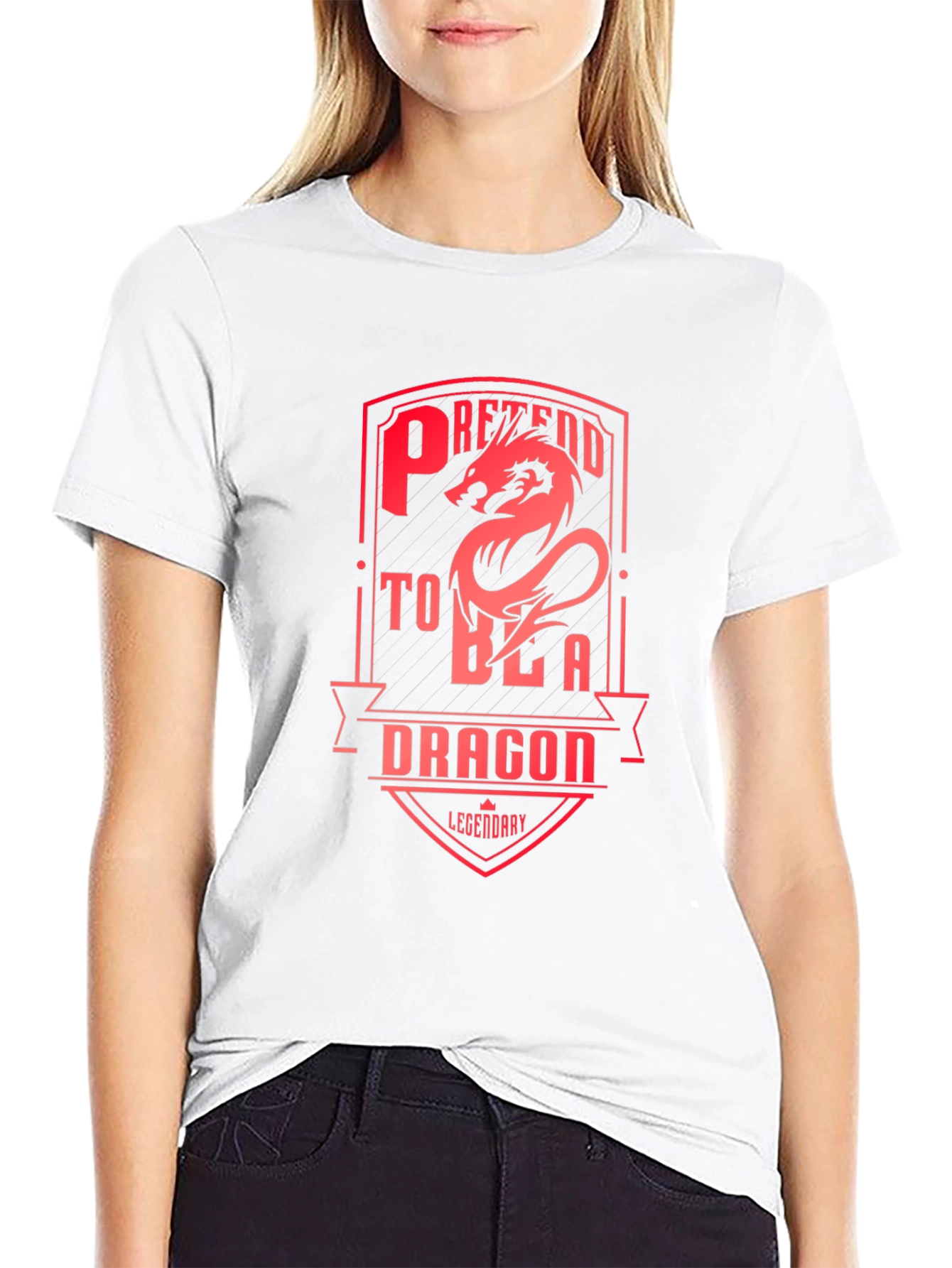 Pretend to Be a Dragon T-Shirt - Legendary Design