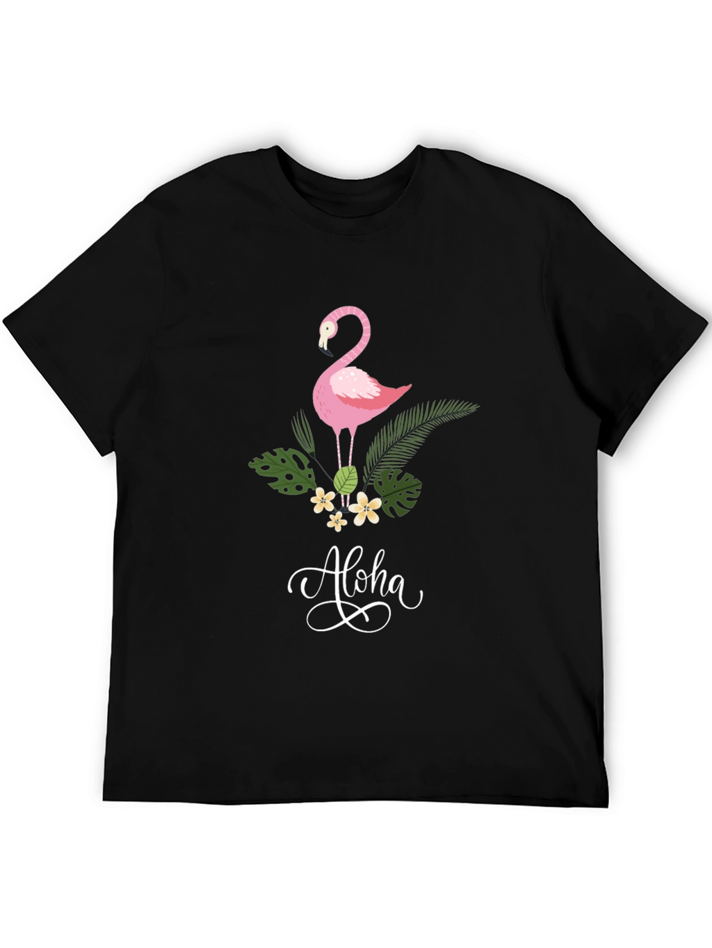Aloha Flamingo Graphic T-Shirt
