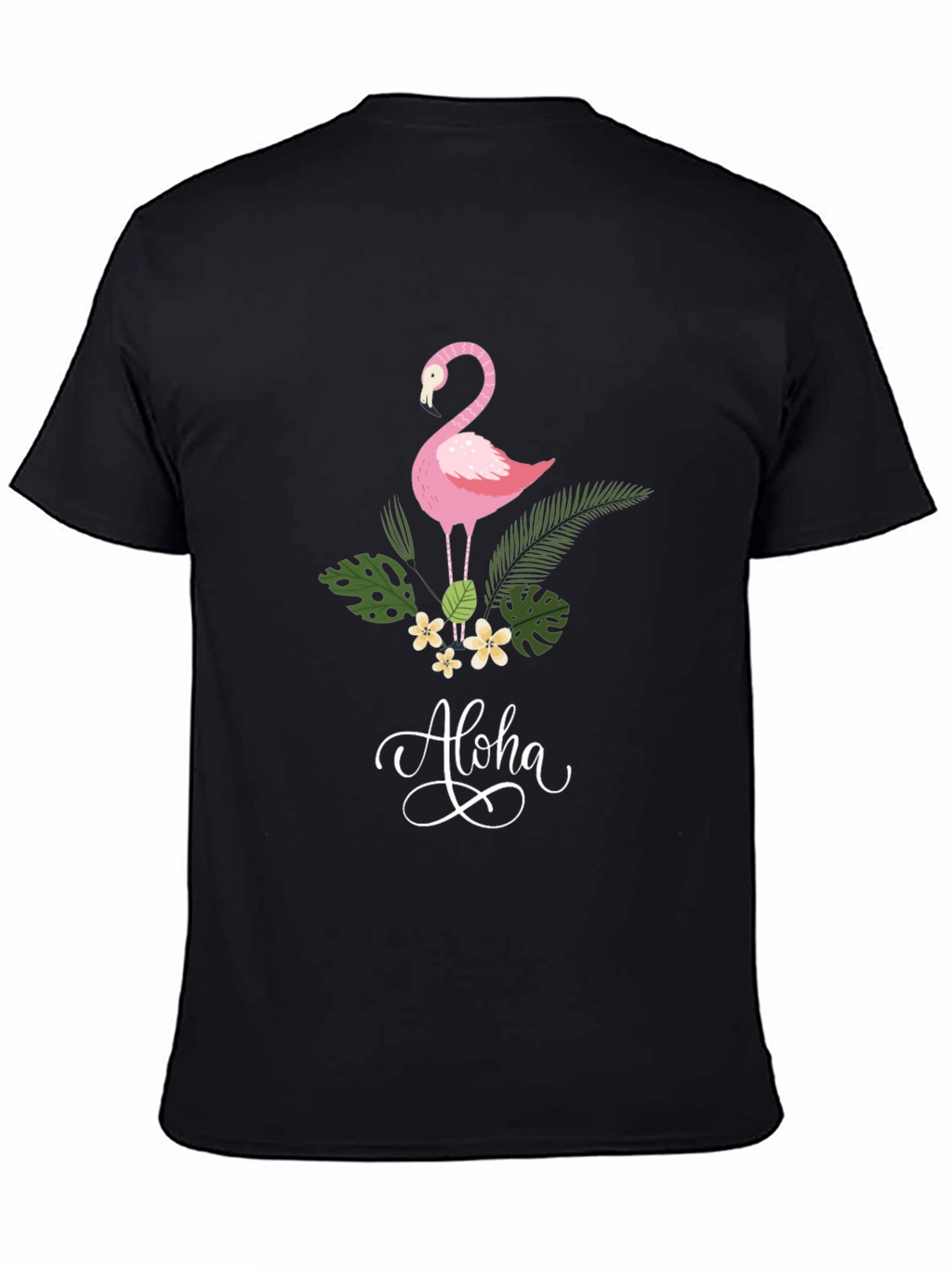 Aloha Flamingo Graphic T-Shirt