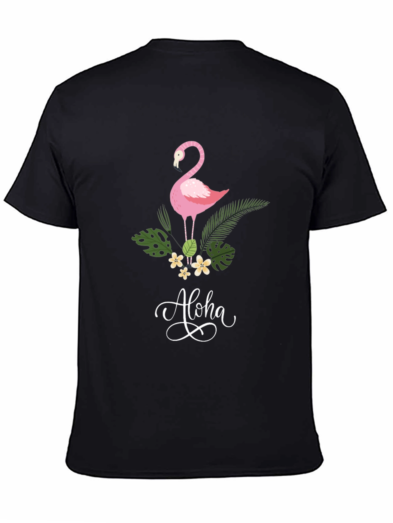 Aloha Flamingo Graphic T-Shirt