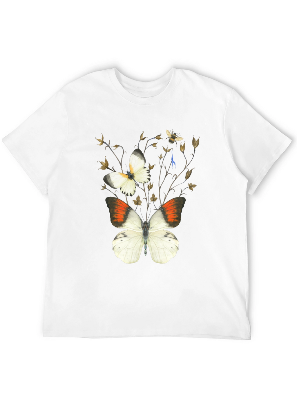 Butterfly Botanical Black T-Shirt