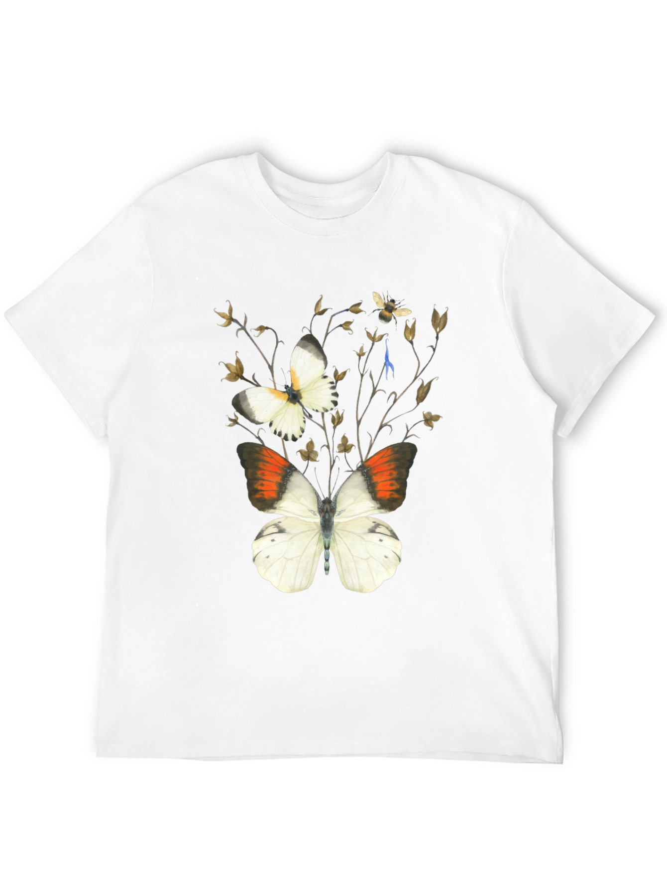 Butterfly Botanical Black T-Shirt