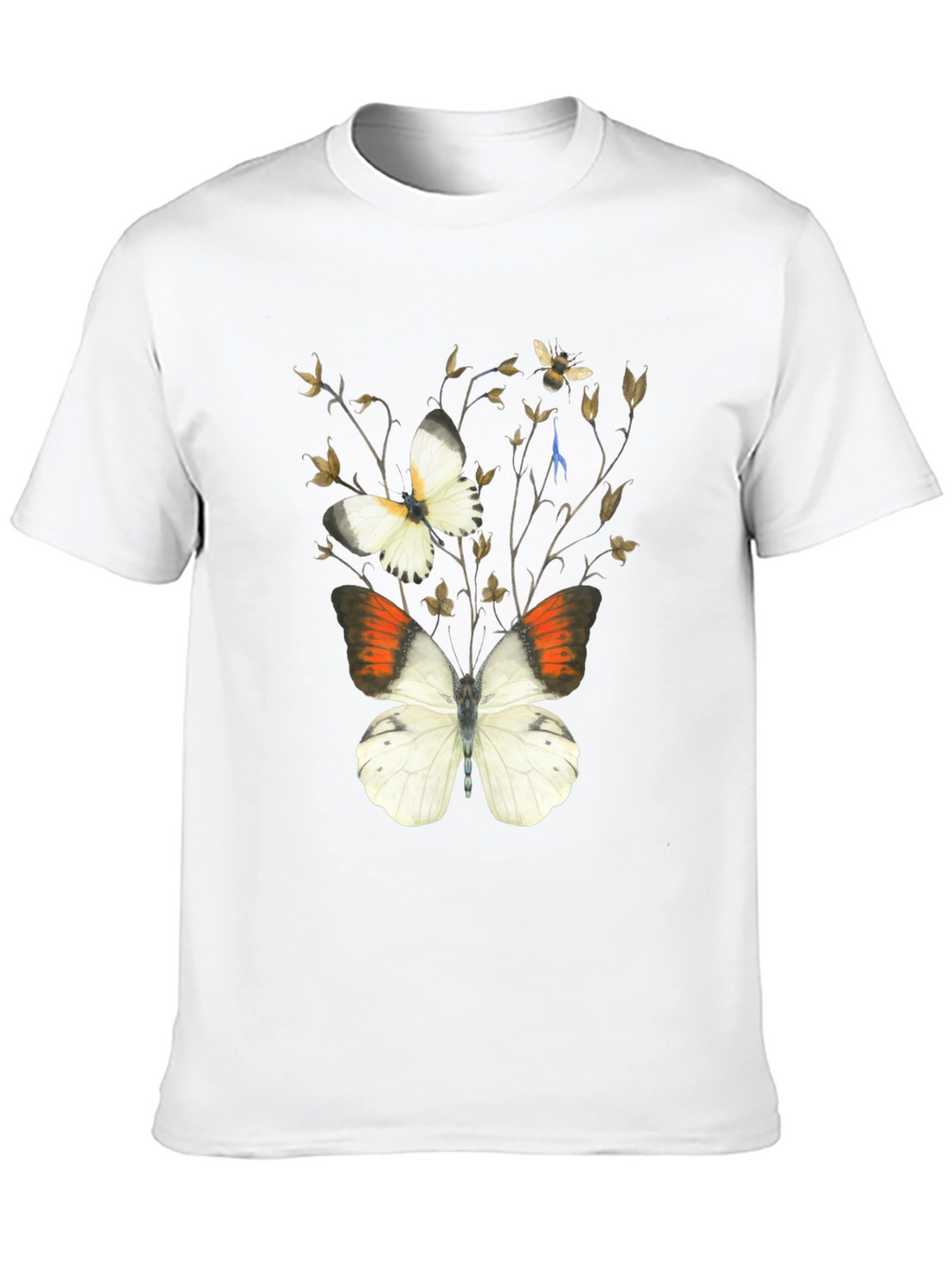 Butterfly Botanical Black T-Shirt