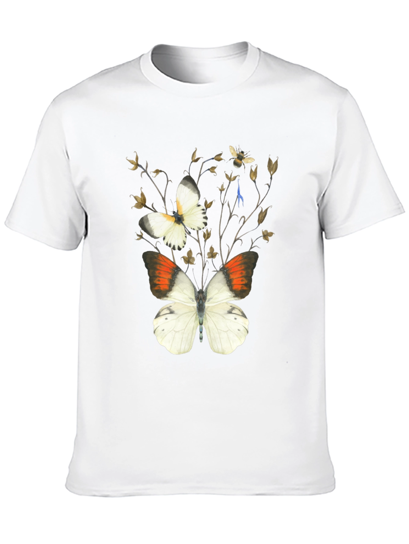 Butterfly Botanical Black T-Shirt