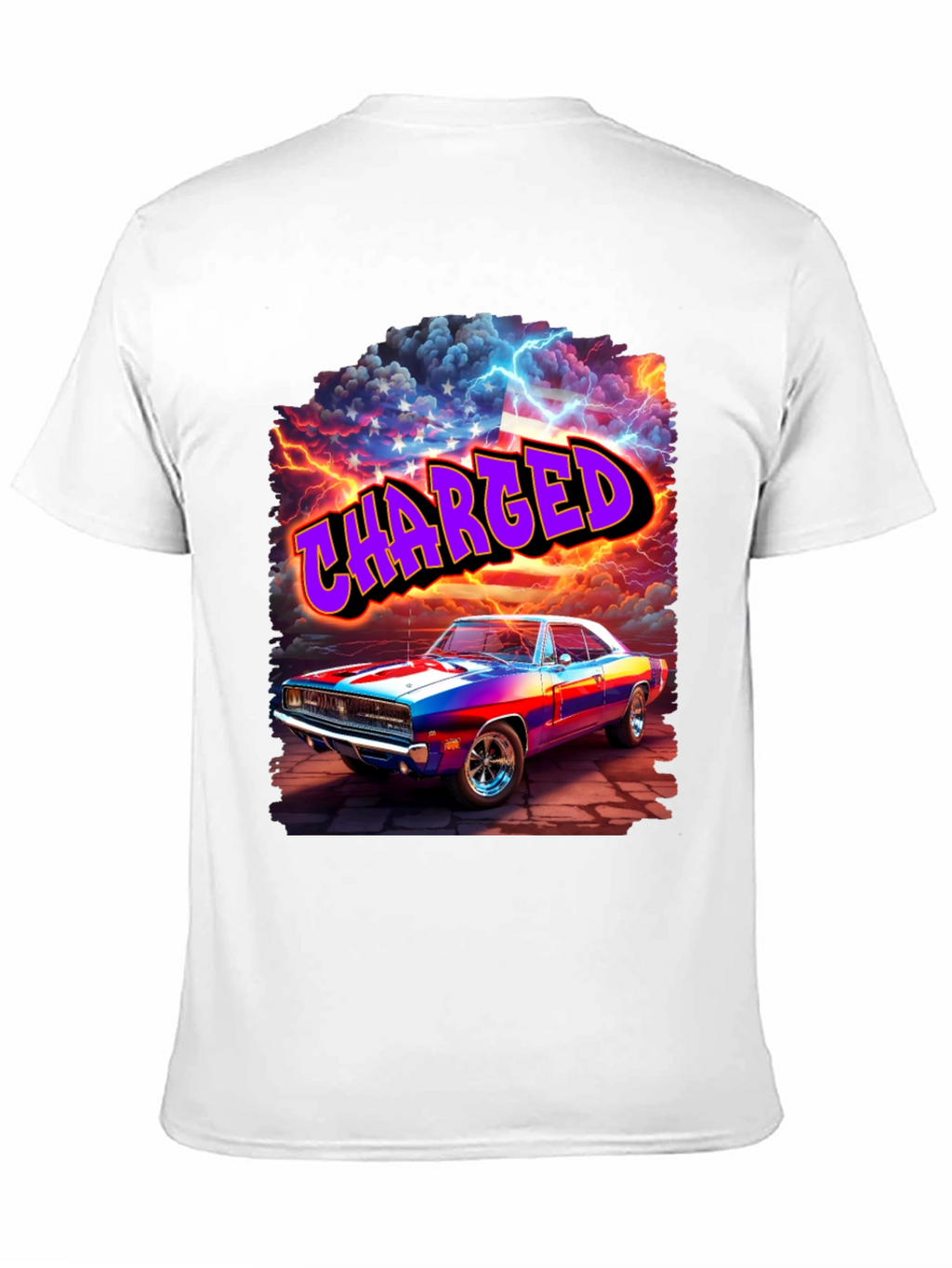 Charged Classic Car Graphic T-Shirt