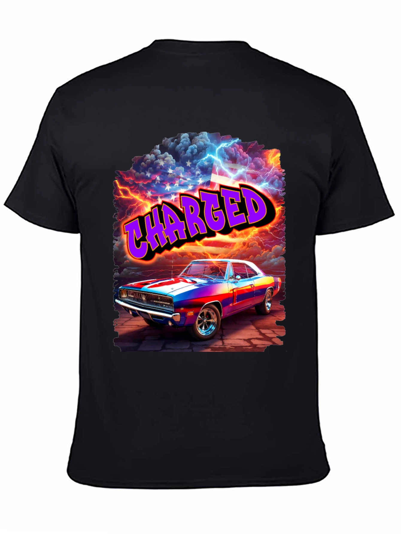 Charged Classic Car Graphic T-Shirt