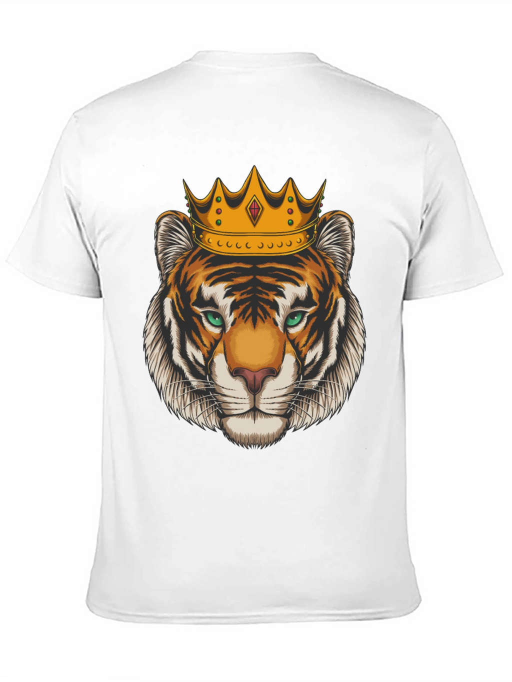 Tiger King Graphic Tee - Black Cotton T-Shirt