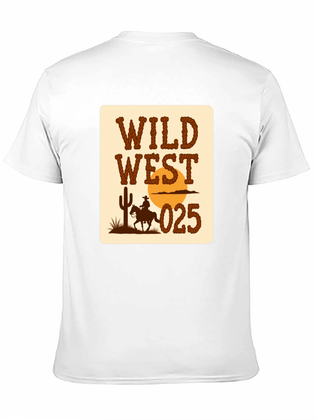 Wild West Graphic T-Shirt - Cowboy Design