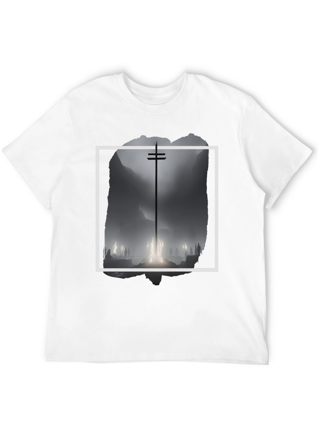 Mystic Silhouette Graphic Tee - Black