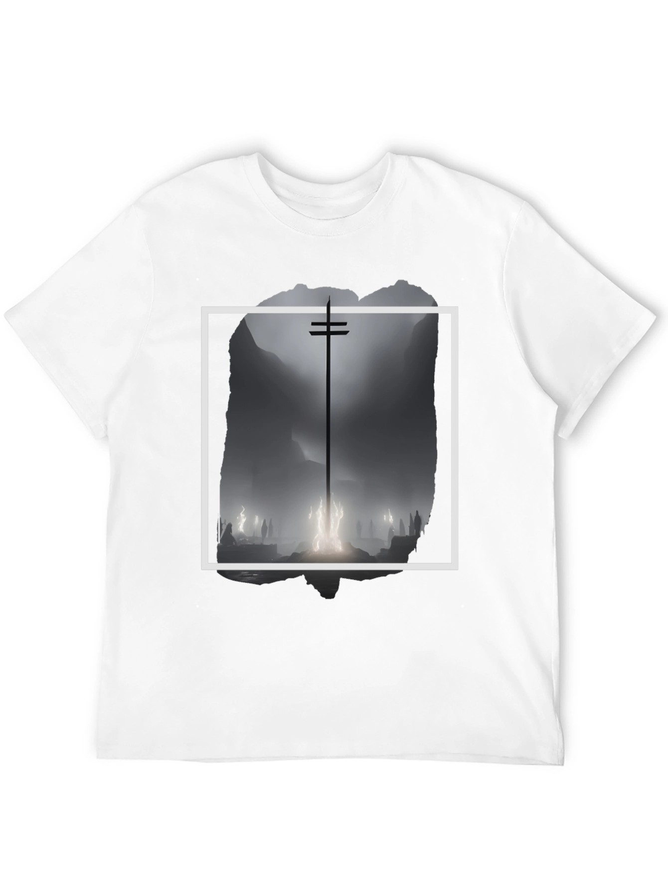 Mystic Silhouette Graphic Tee - Black