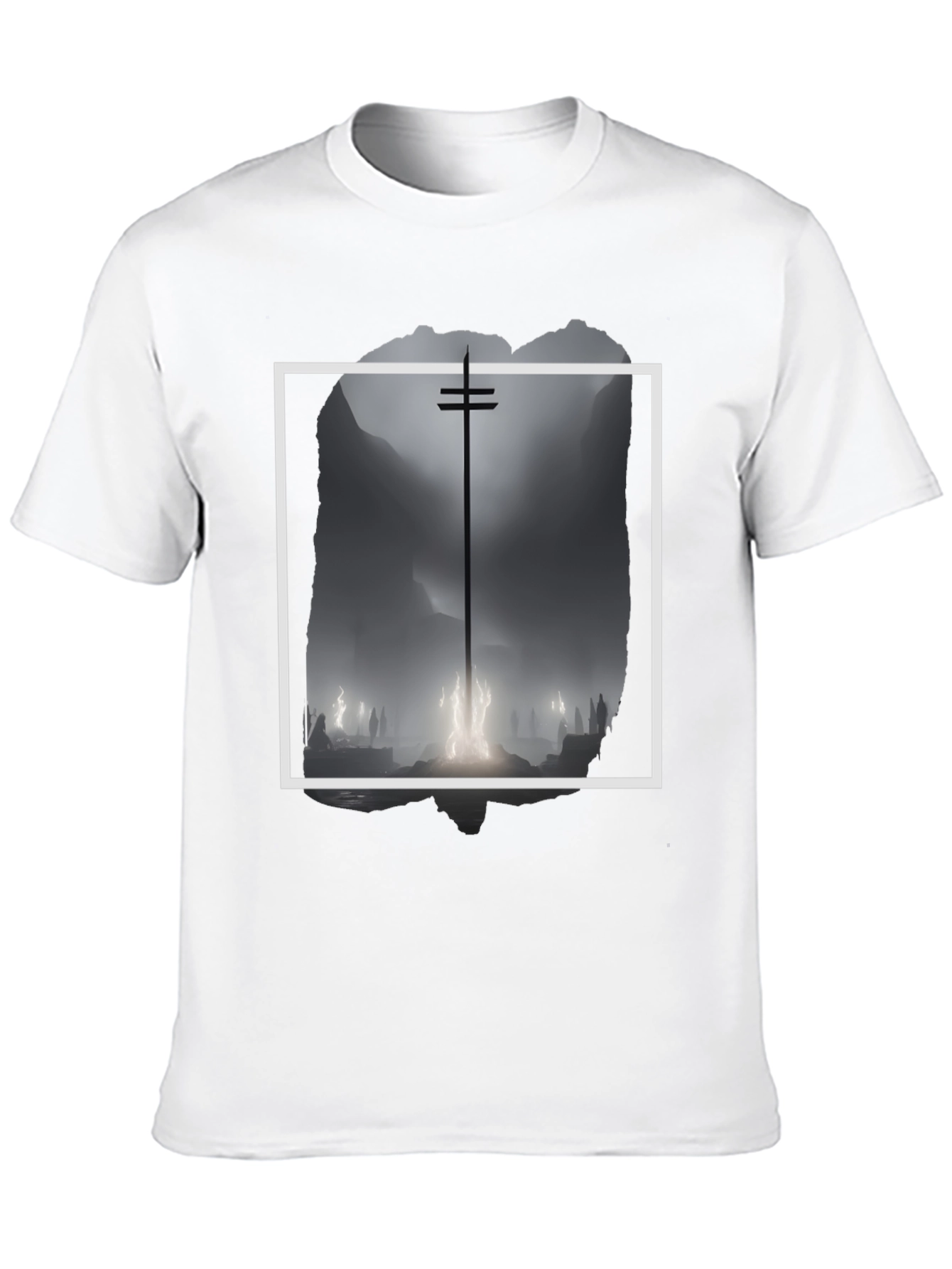 Mystic Silhouette Graphic Tee - Black