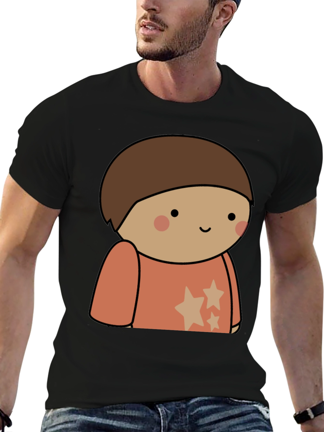 Cartoon Character Tee - Soft Cotton Blend