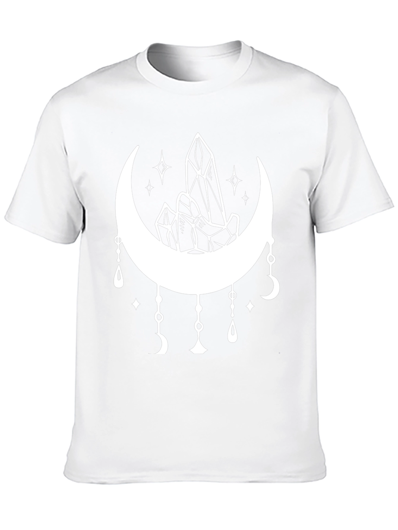 Crystals and Moon Graphic T-Shirt