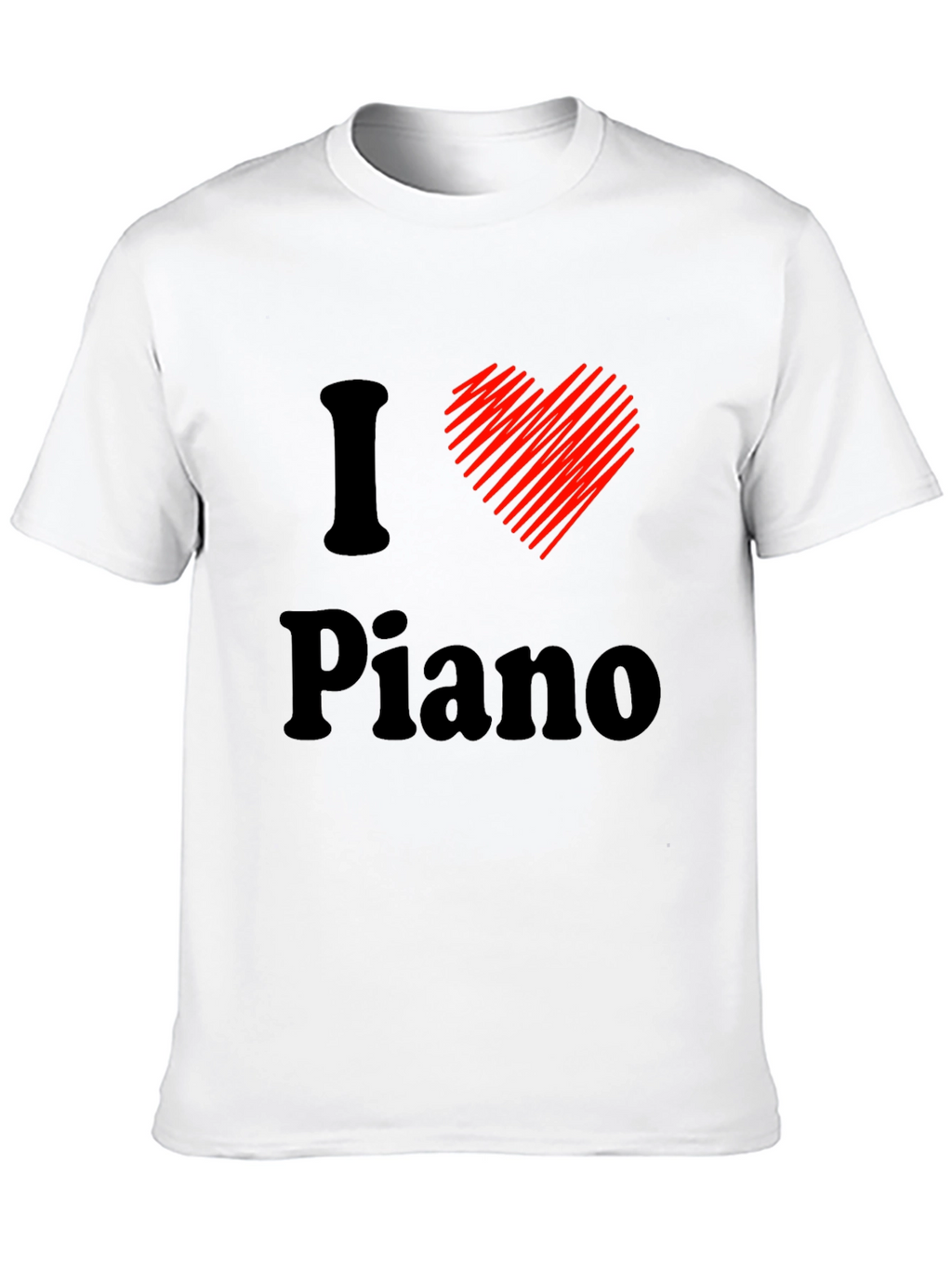 I Love Piano T-Shirt - Musician Tee