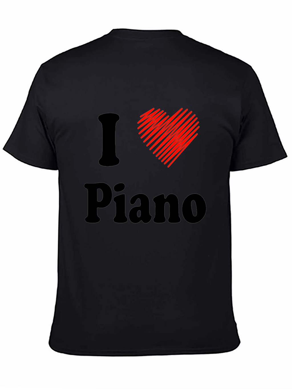 I Love Piano T-Shirt - Musician Tee