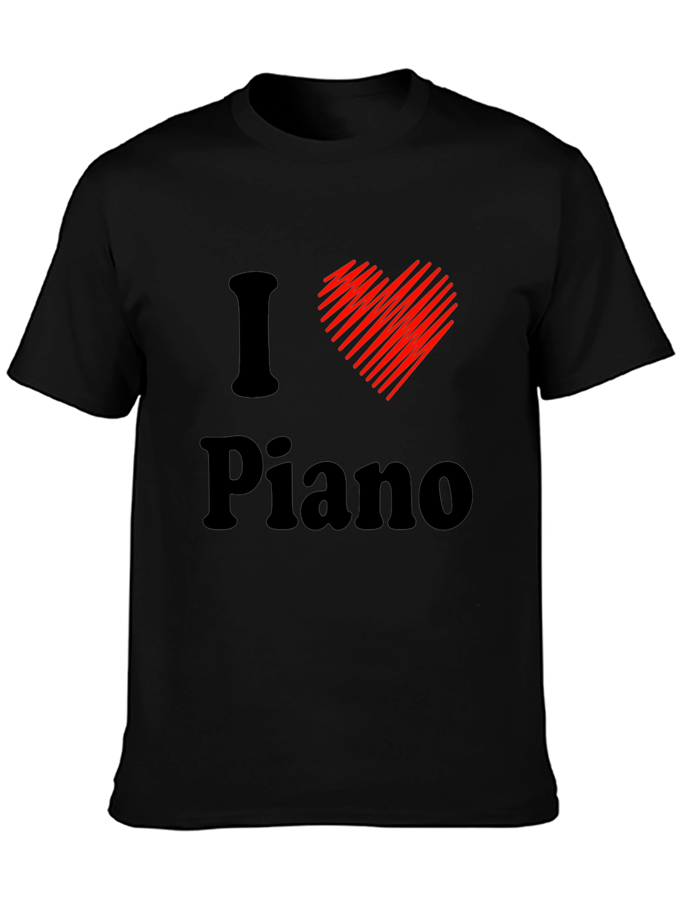 I Love Piano T-Shirt - Musician Tee