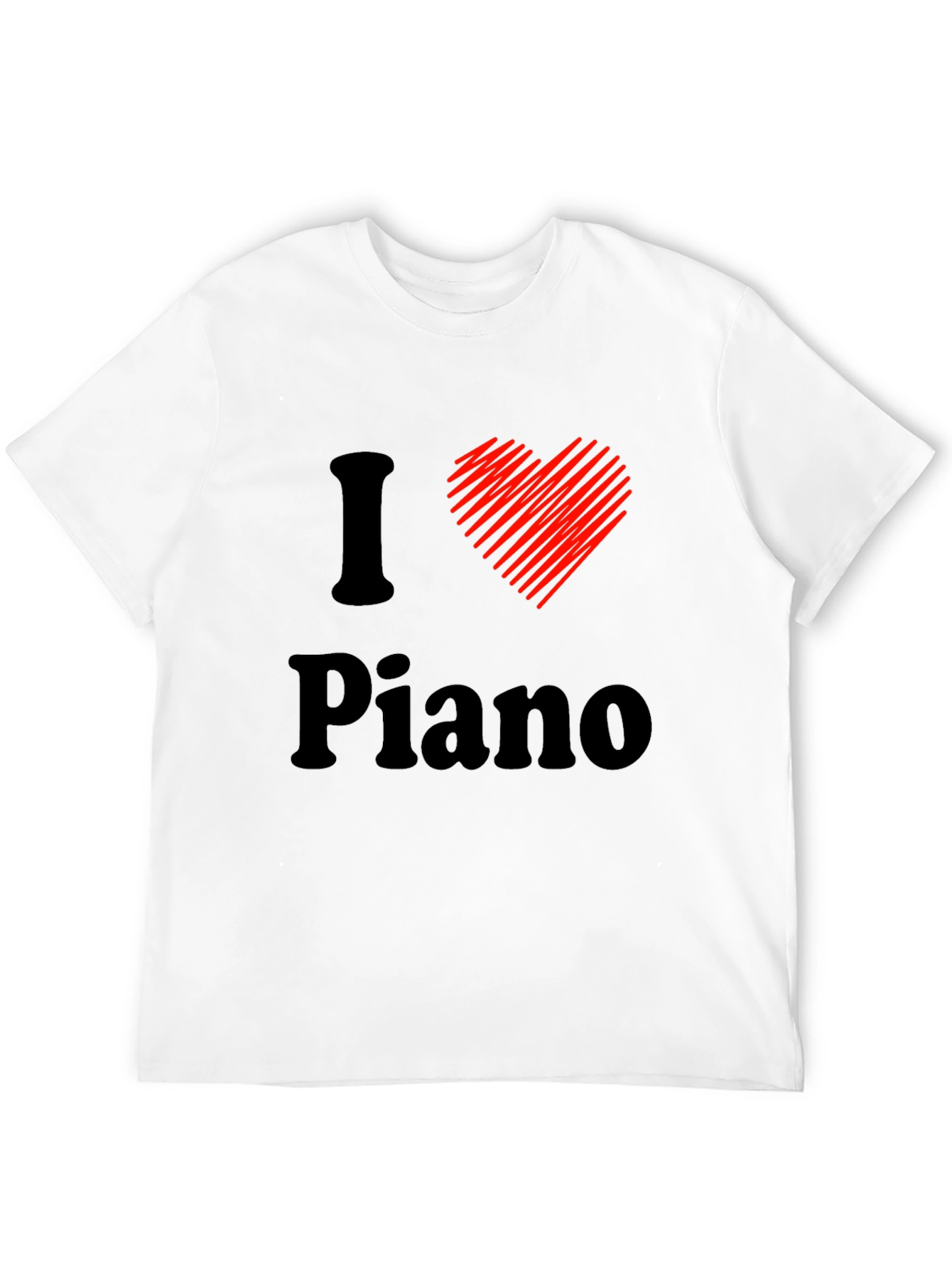 I Love Piano T-Shirt - Musician Tee