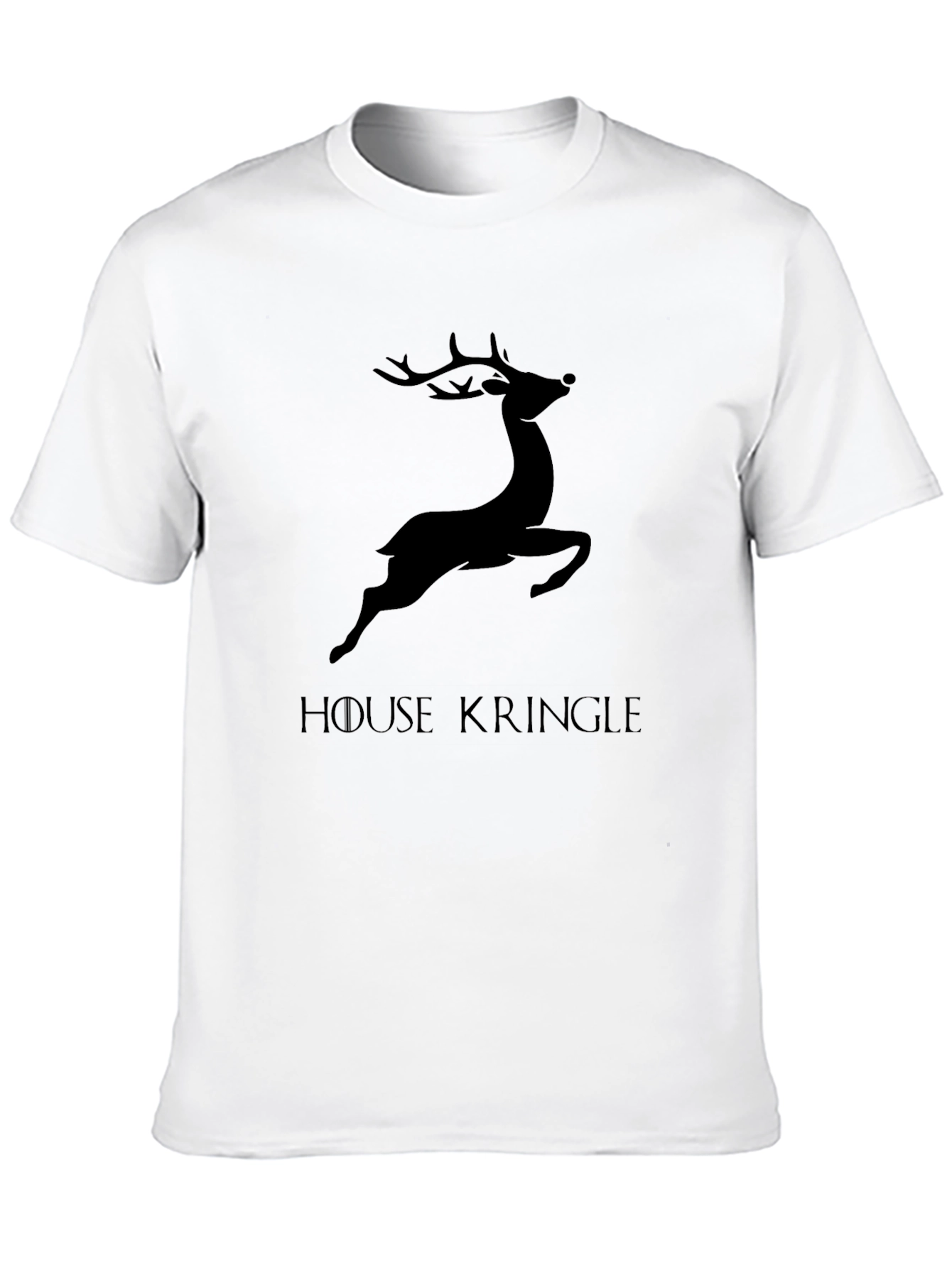 House Kringle Mens Graphic T-Shirt - Black