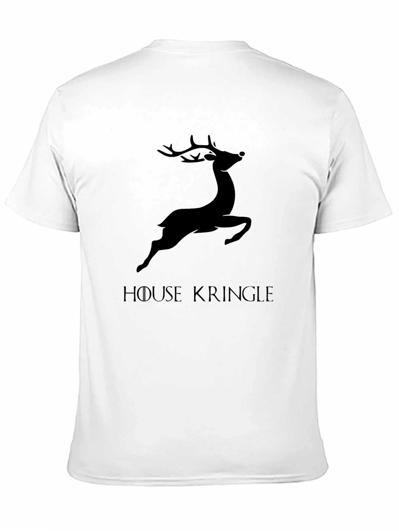 House Kringle Mens Graphic T-Shirt - Black